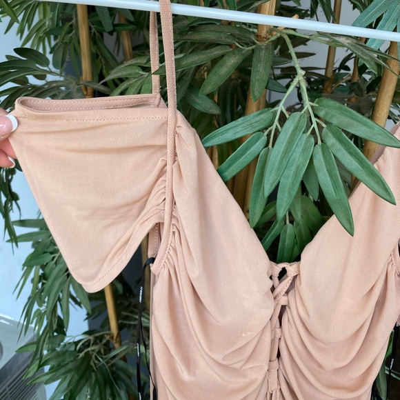 Forever 21 Ruched Dress NWT - Picture 2 of 4